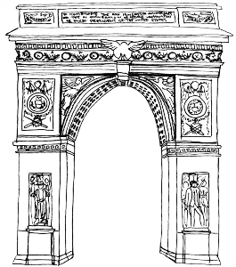 Illustration of the Arch at Washington Square Park